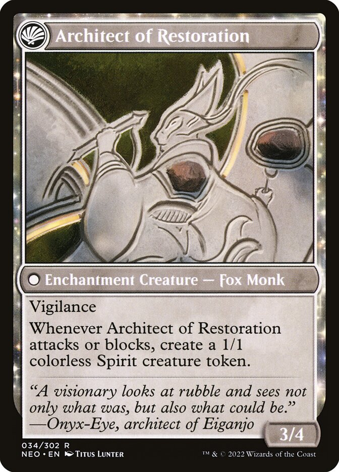 A Restauração de Eiganjo / The Restoration of Eiganjo - Magic: The Gathering - MoxLand