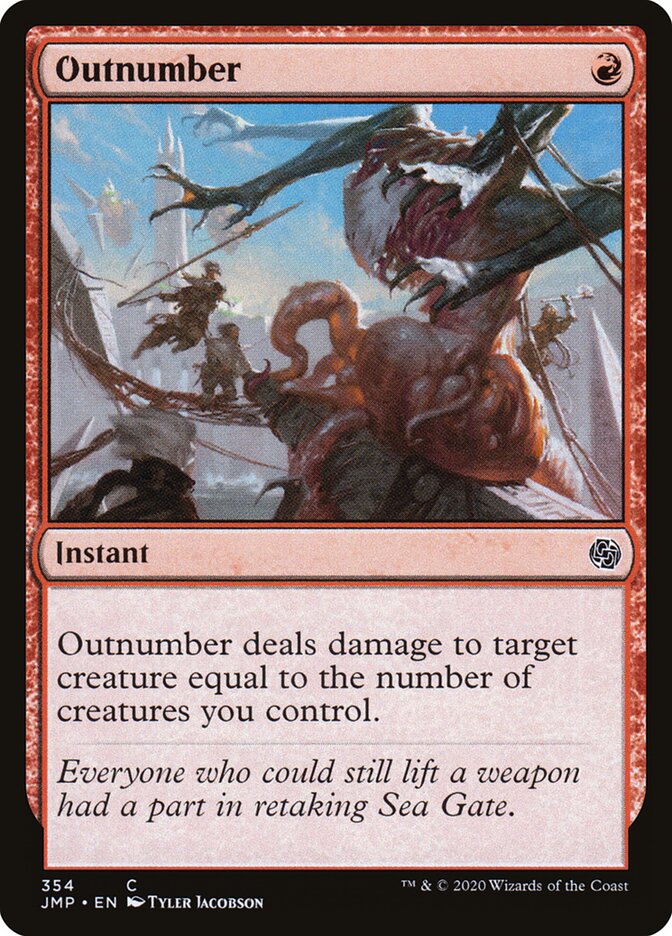 Suplantar em Número / Outnumber - Magic: The Gathering - MoxLand