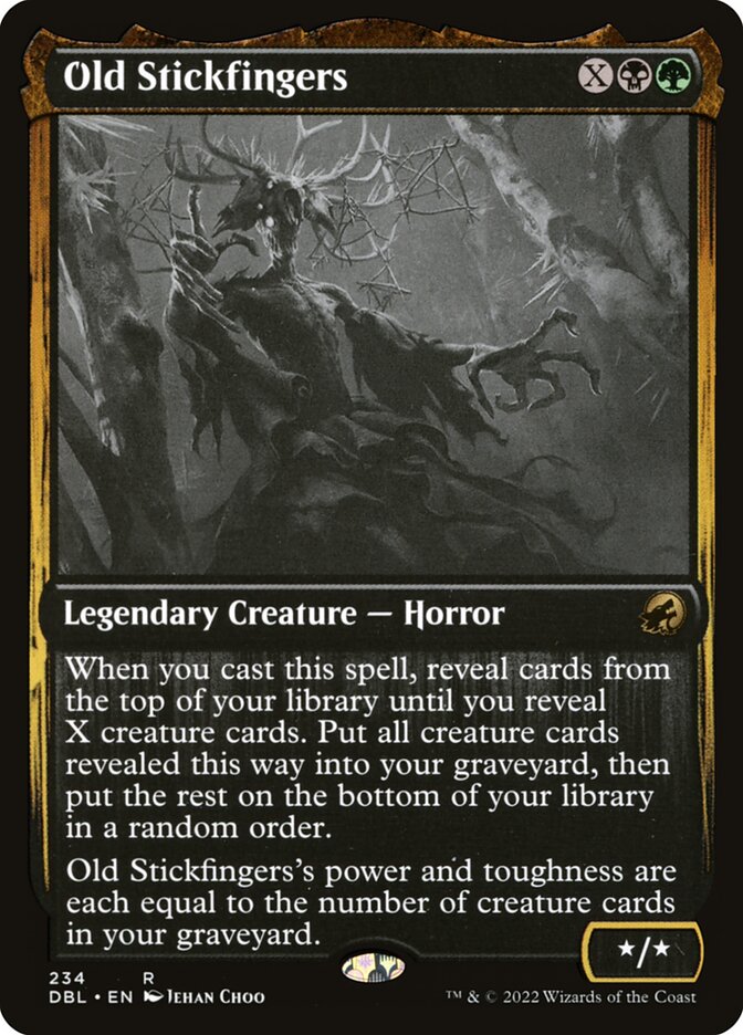 Velho Dedos-de-palito / Old Stickfingers - Magic: The Gathering - MoxLand