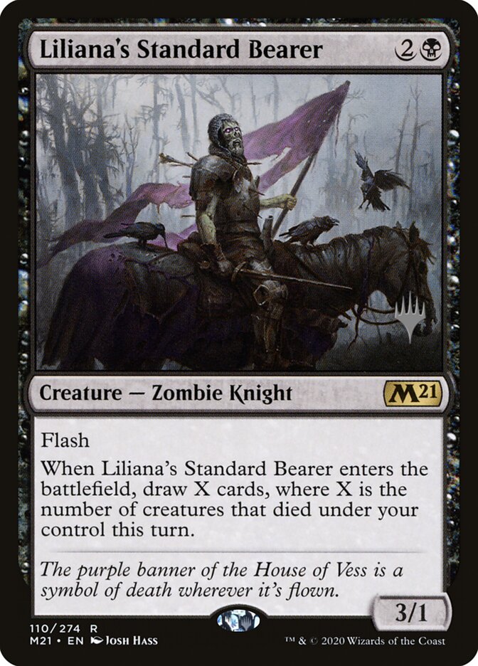 Porta-estandarte de Liliana / Liliana's Standard Bearer - Magic: The Gathering - MoxLand