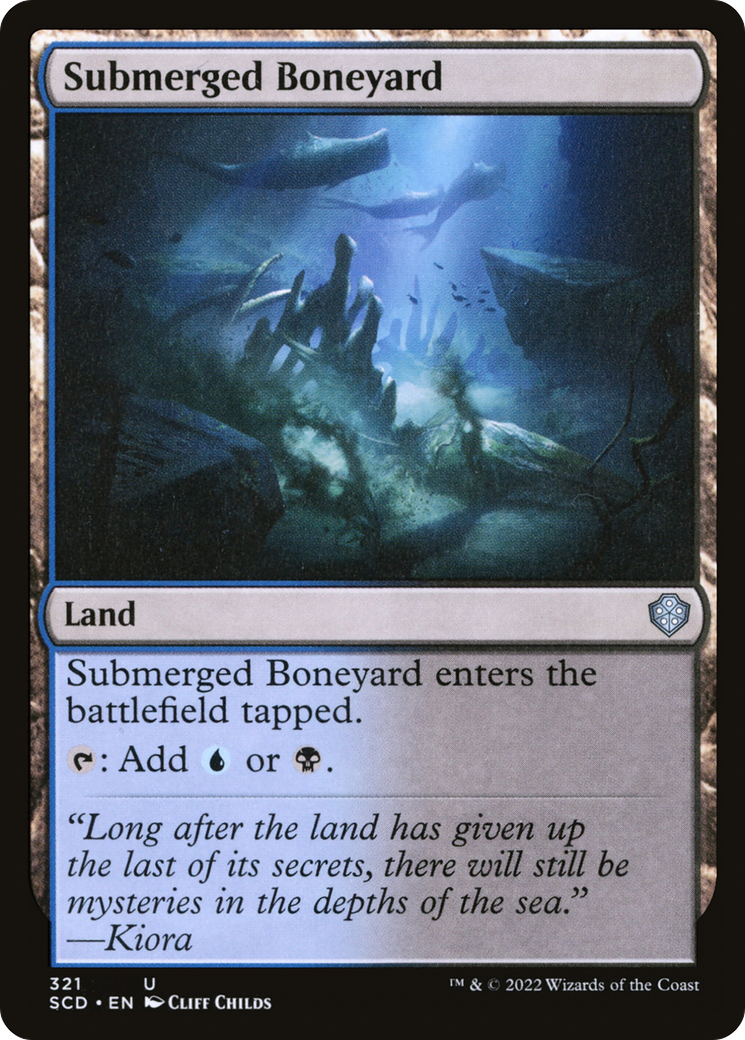 Ossário Submerso / Submerged Boneyard - Magic: The Gathering - MoxLand