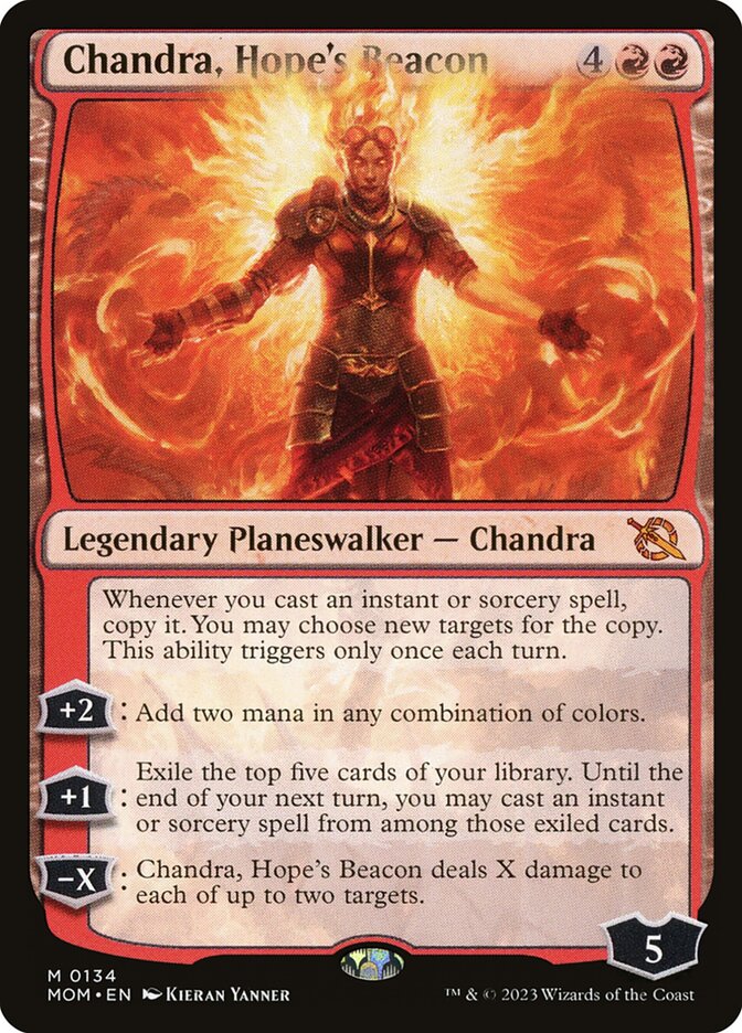 Chandra, Farol da Esperança / Chandra, Hope's Beacon - Magic: The Gathering - MoxLand