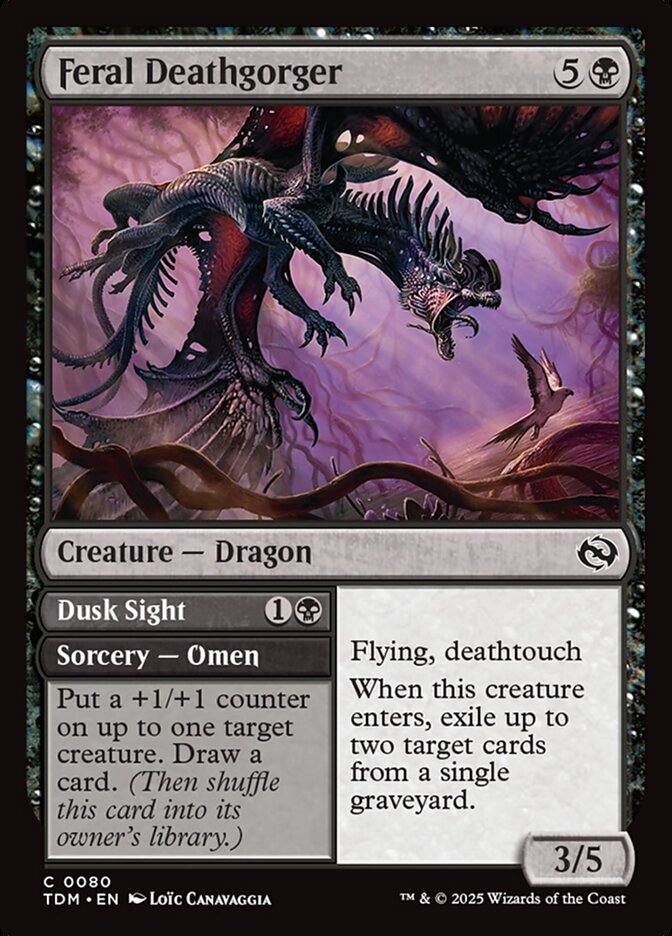 Devorador de Morte Feroz / Feral Deathgorger - Magic: The Gathering - MoxLand