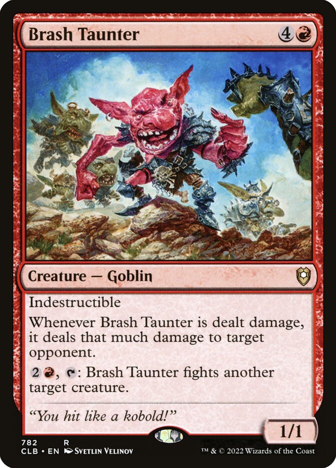 Provocador Petulante / Brash Taunter - Magic: The Gathering - MoxLand