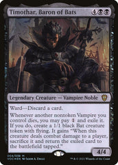 Timothar, Barão dos Morcegos / Timothar, Baron of Bats - Magic: The Gathering - MoxLand