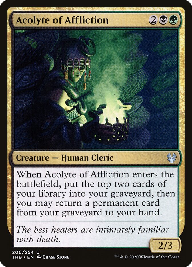 Acólita da Aflição / Acolyte of Affliction - Magic: The Gathering - MoxLand