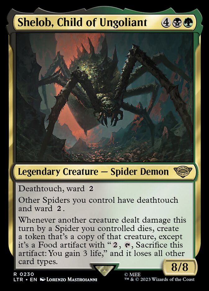 Laracna, Filha de Ungoliant / Shelob, Child of Ungoliant - Magic: The Gathering - MoxLand