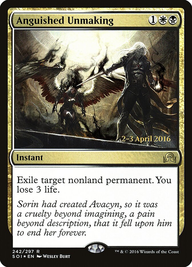 Desfazer Angustiado / Anguished Unmaking - Magic: The Gathering - MoxLand