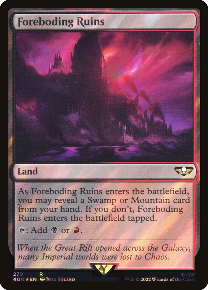 Ruínas Agourentas / Foreboding Ruins - Magic: The Gathering - MoxLand
