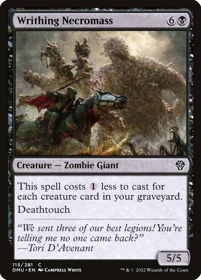 Necromassa Contorcida / Writhing Necromass - Magic: The Gathering - MoxLand