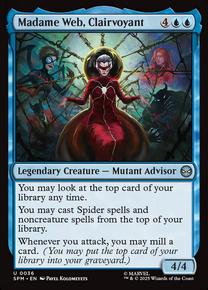 Madame Web, Clairvoyant - Magic: The Gathering - MoxLand