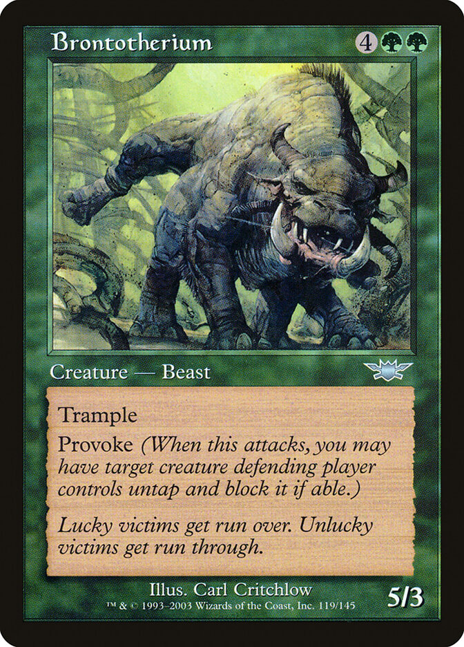 Brontotherium / Brontotherium - Magic: The Gathering - MoxLand