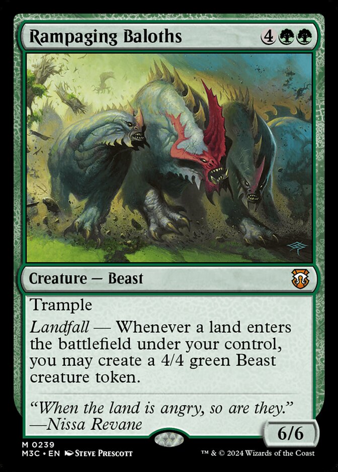Baloths Enfurecidos / Rampaging Baloths - Magic: The Gathering - MoxLand