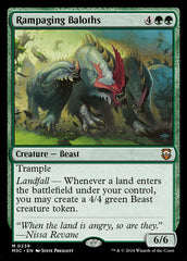 Baloths Enfurecidos / Rampaging Baloths - Magic: The Gathering - MoxLand