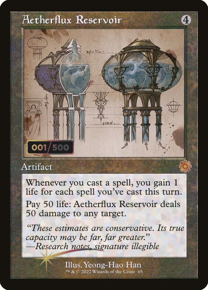 Reservatório do Fluxo de Éter / Aetherflux Reservoir - Magic: The Gathering - MoxLand