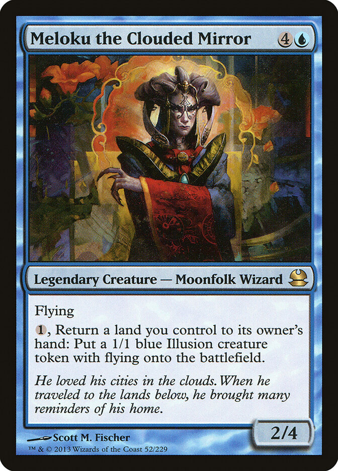 Meloku, o Espelho Enevoado / Meloku the Clouded Mirror - Magic: The Gathering - MoxLand