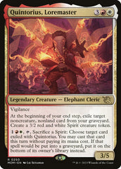 Quintorius, Mestre do Saber / Quintorius, Loremaster - Magic: The Gathering - MoxLand