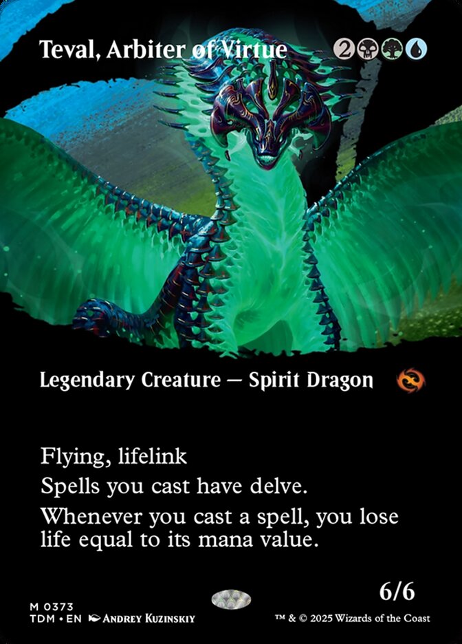 Teval, Árbitra da Virtude / Teval, Arbiter of Virtue - Magic: The Gathering - MoxLand