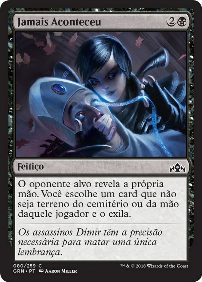 Jamais Aconteceu / Never Happened - Magic: The Gathering - MoxLand