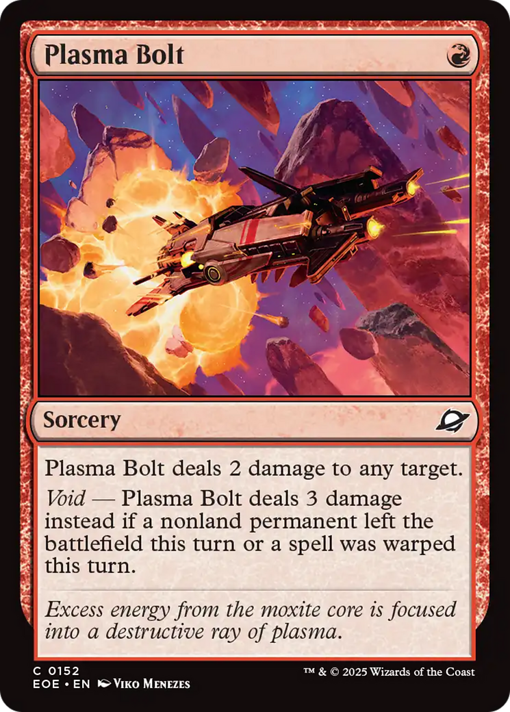 Raio de Plasma / Plasma Bolt - Magic: The Gathering - MoxLand