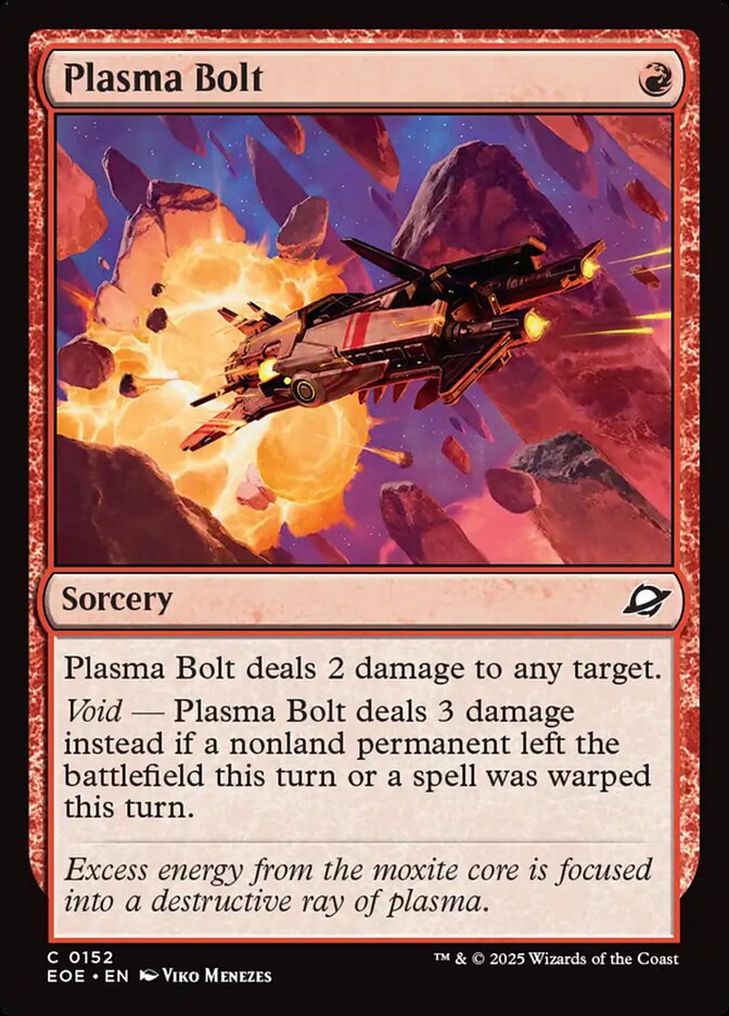 Raio de Plasma / Plasma Bolt - Magic: The Gathering - MoxLand
