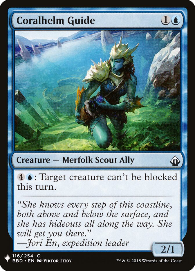 Guia de Elmo de Coral / Coralhelm Guide - Magic: The Gathering - MoxLand