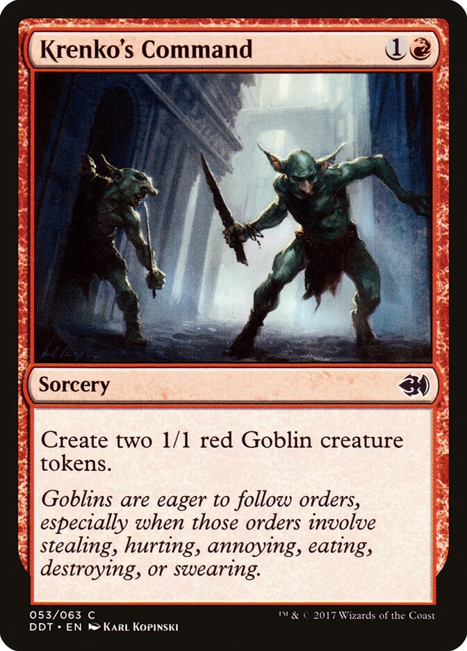 Comando de Krenko / Krenko's Command - Magic: The Gathering - MoxLand