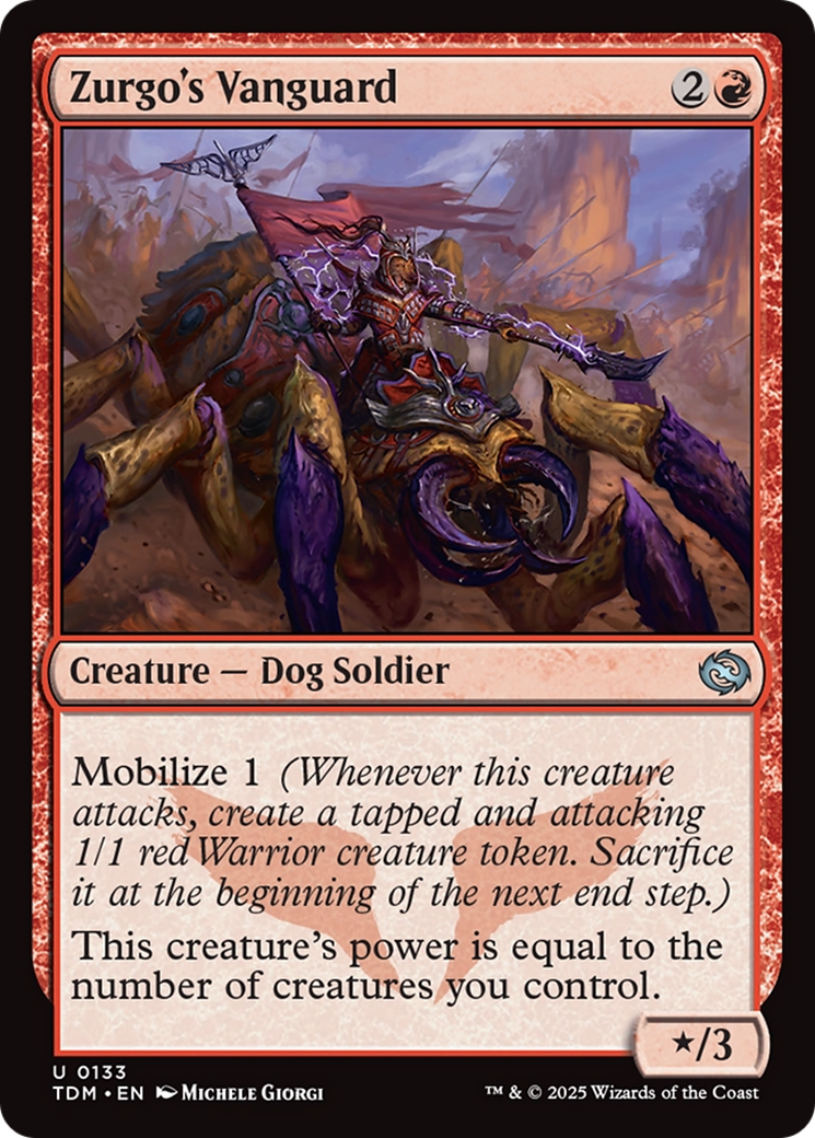 Vanguarda de Zurgo / Zurgo's Vanguard - Magic: The Gathering - MoxLand