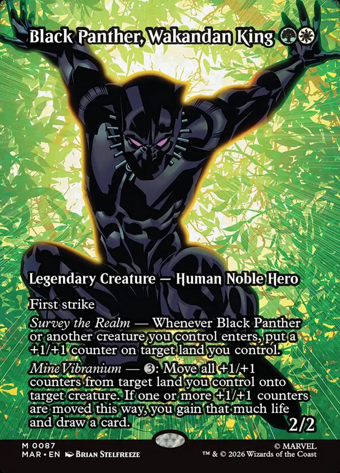 Black Panther, Wakandan King - Magic: The Gathering - MoxLand