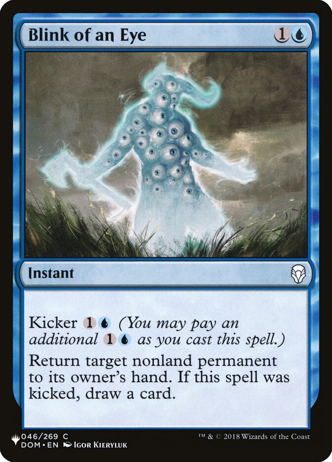 Piscar de Olhos / Blink of an Eye - Magic: The Gathering - MoxLand
