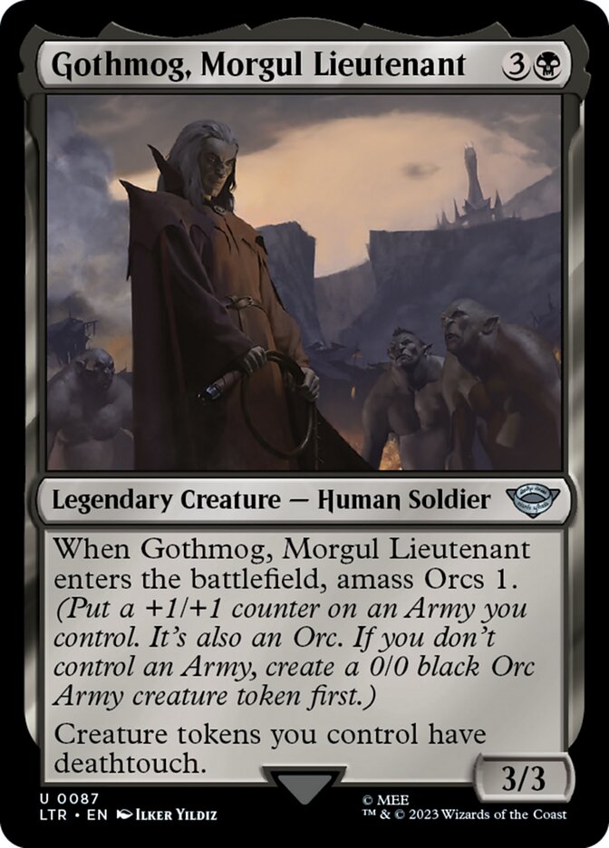 Gothmog, Tenente de Morgul / Gothmog, Morgul Lieutenant - Magic: The Gathering - MoxLand