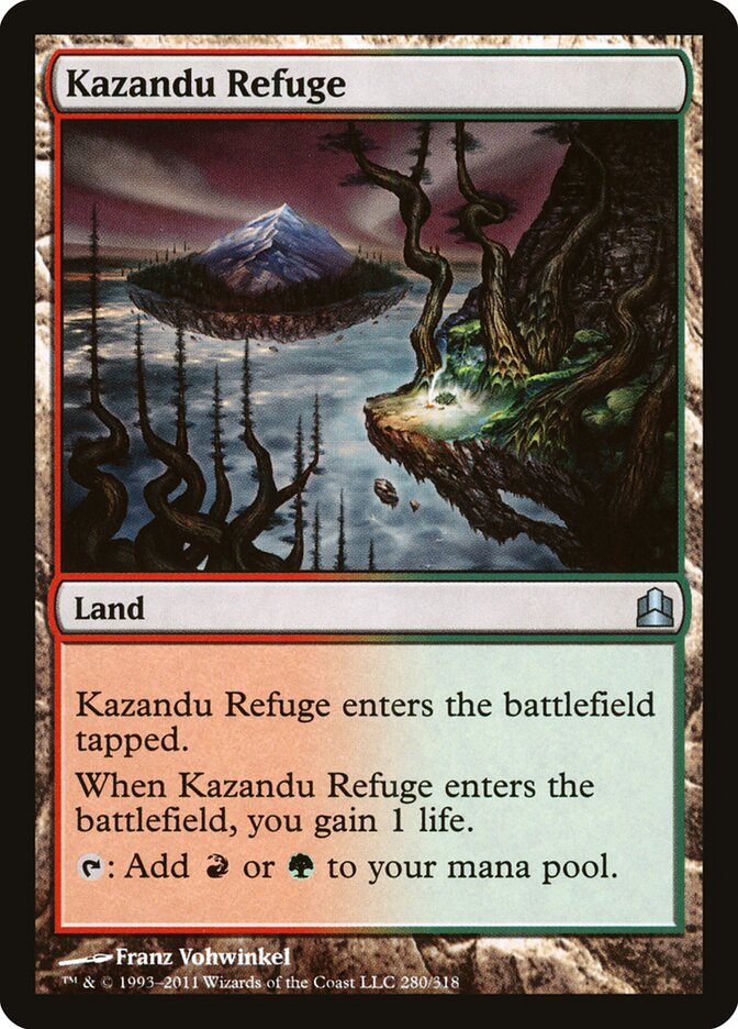Refúgio de Kazandu / Kazandu Refuge - Magic: The Gathering - MoxLand