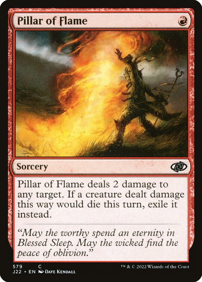 Pilar de Chamas / Pillar of Flame - Magic: The Gathering - MoxLand