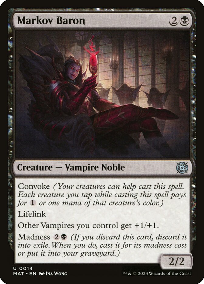 Barão Markov / Markov Baron - Magic: The Gathering - MoxLand