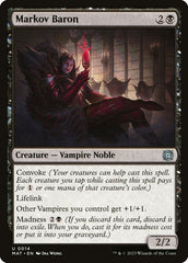 Barão Markov / Markov Baron - Magic: The Gathering - MoxLand