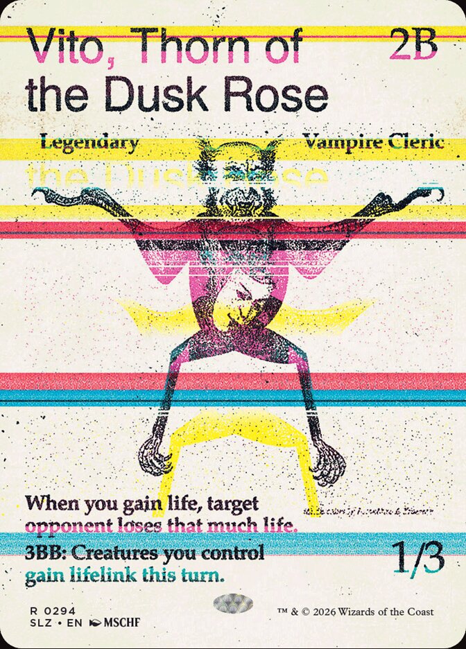 Vito, Espinho da Rosa do Ocaso / Vito, Thorn of the Dusk Rose - Magic: The Gathering - MoxLand