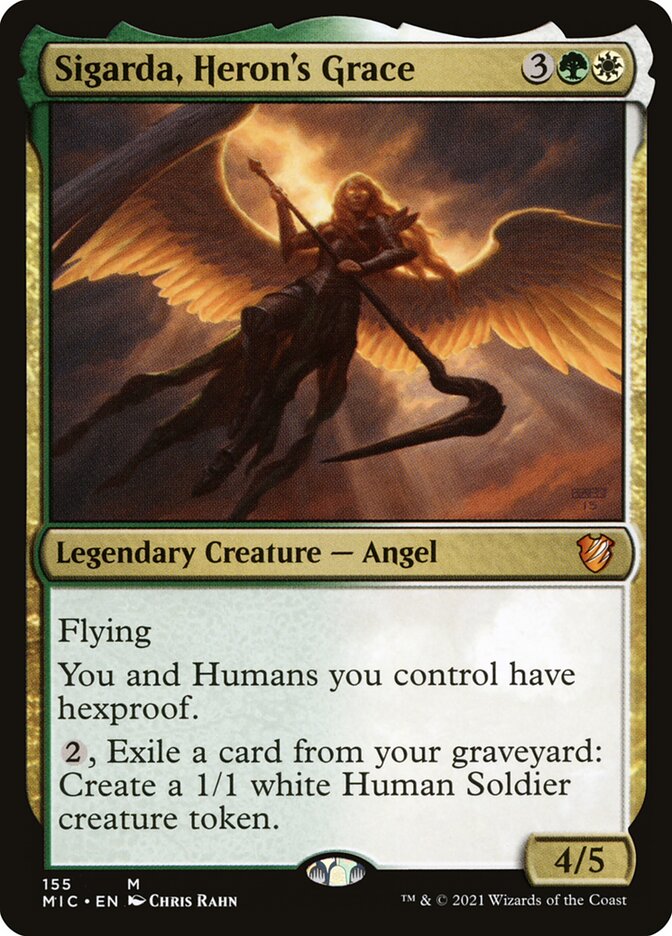 Sigarda, Graça das Garças / Sigarda, Heron's Grace - Magic: The Gathering - MoxLand