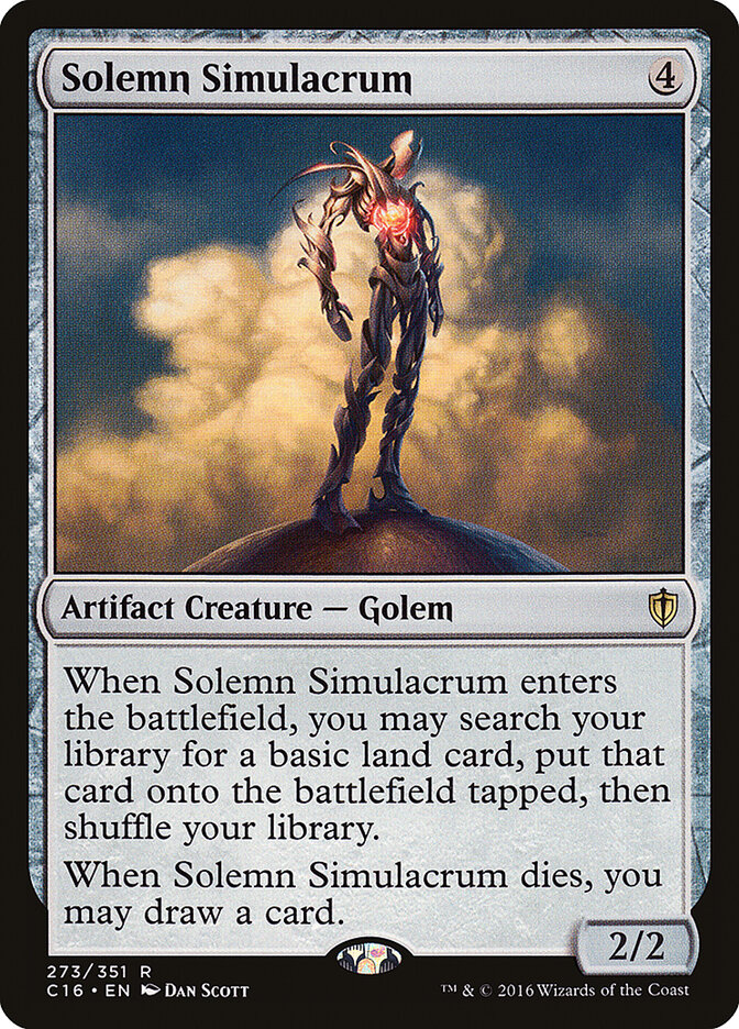 Simulacro Solene / Solemn Simulacrum - Magic: The Gathering - MoxLand