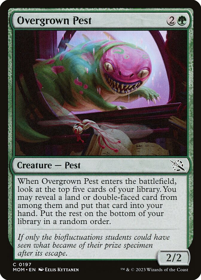 Peste Superdesenvolvida / Overgrown Pest - Magic: The Gathering - MoxLand