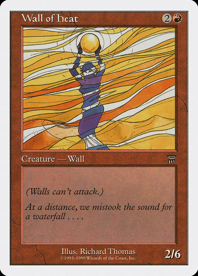 Wall of Heat - Magic: The Gathering - MoxLand
