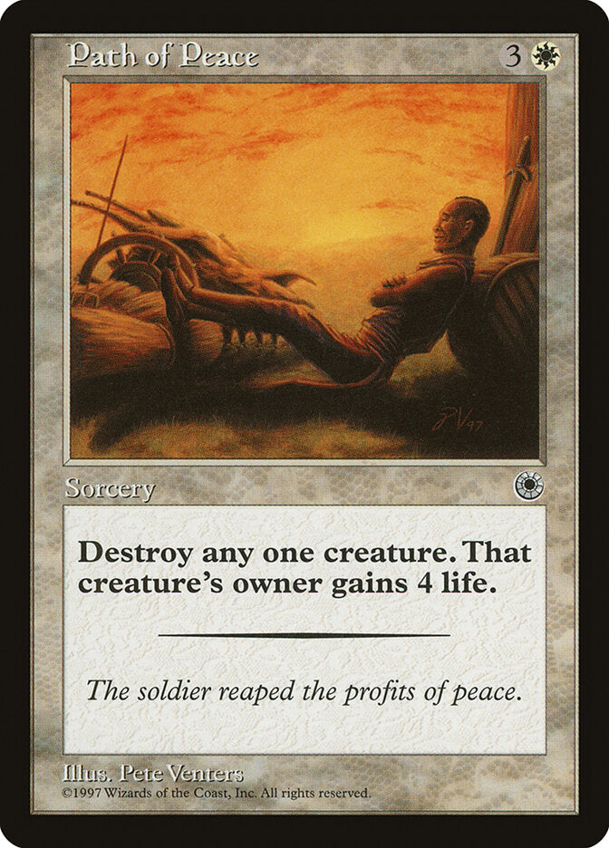 Caminho da Paz / Path of Peace - Magic: The Gathering - MoxLand