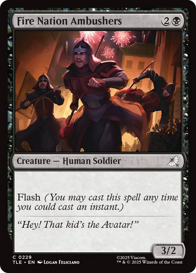 Emboscadores da Nação do Fogo / Fire Nation Ambushers - Magic: The Gathering - MoxLand