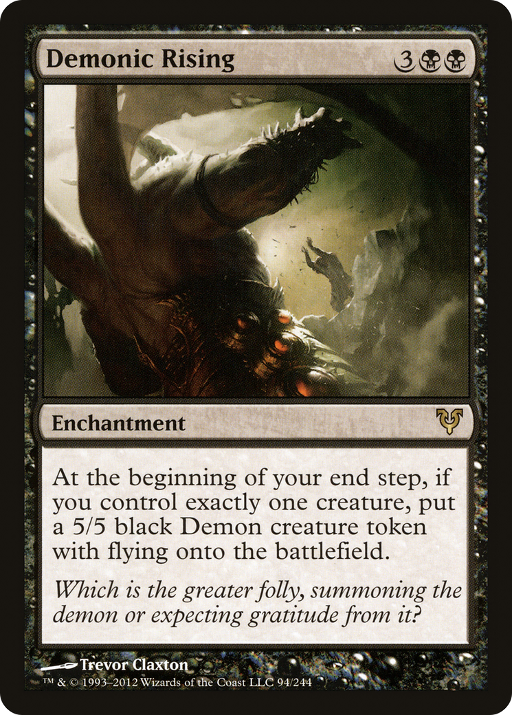 Ascensão Demoníaca / Demonic Rising - Magic: The Gathering - MoxLand