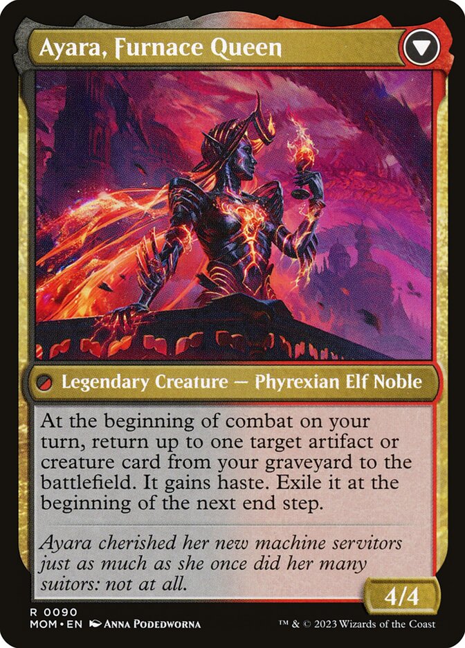 Ayara, Viúva do Reino / Ayara, Widow of the Realm - Magic: The Gathering - MoxLand