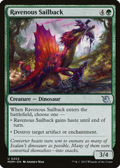 Dorsoveleiro Voraz / Ravenous Sailback - Magic: The Gathering - MoxLand
