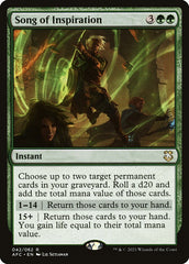 Canção da Inspiração / Song of Inspiration - Magic: The Gathering - MoxLand