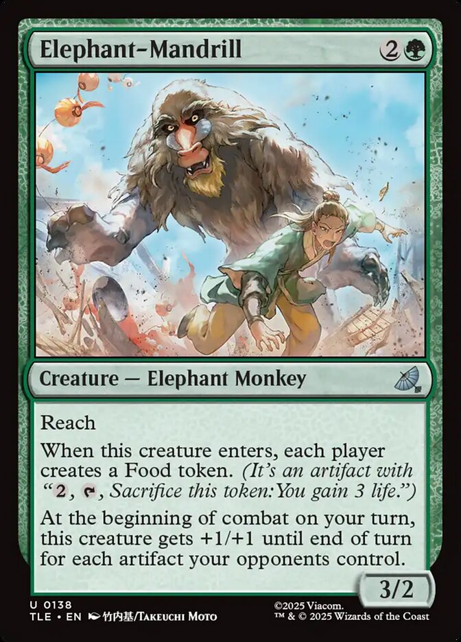 Mandril-elefante / Elephant-Mandrill - Magic: The Gathering - MoxLand