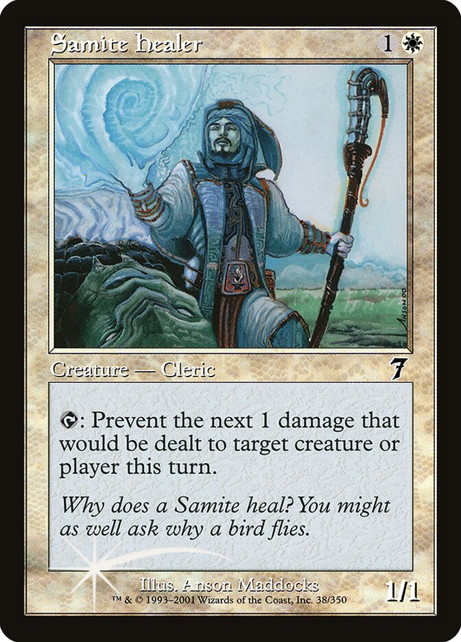 Curandeiro Samita / Samite Healer - Magic: The Gathering - MoxLand