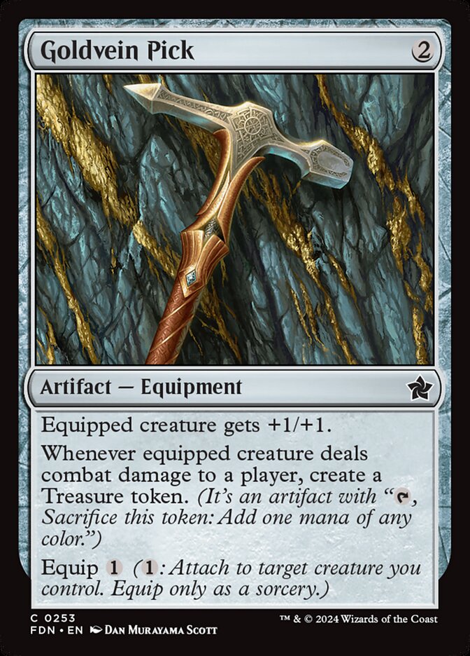 Picareta de Veio D'ouro / Goldvein Pick - Magic: The Gathering - MoxLand