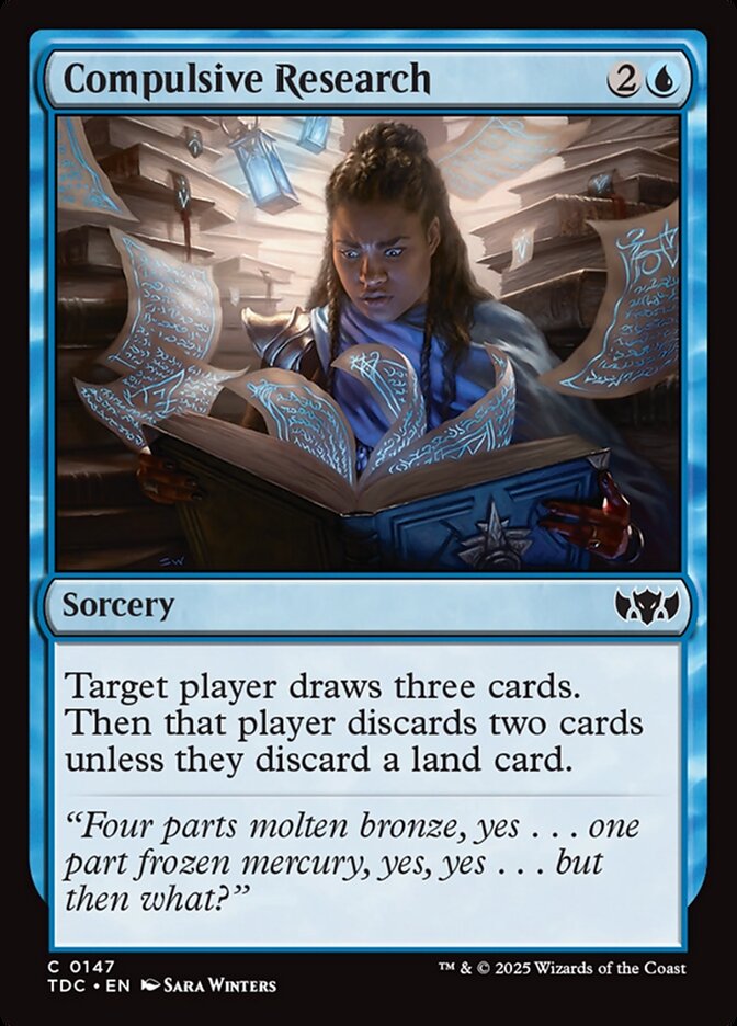 Pesquisa Compulsiva / Compulsive Research - Magic: The Gathering - MoxLand